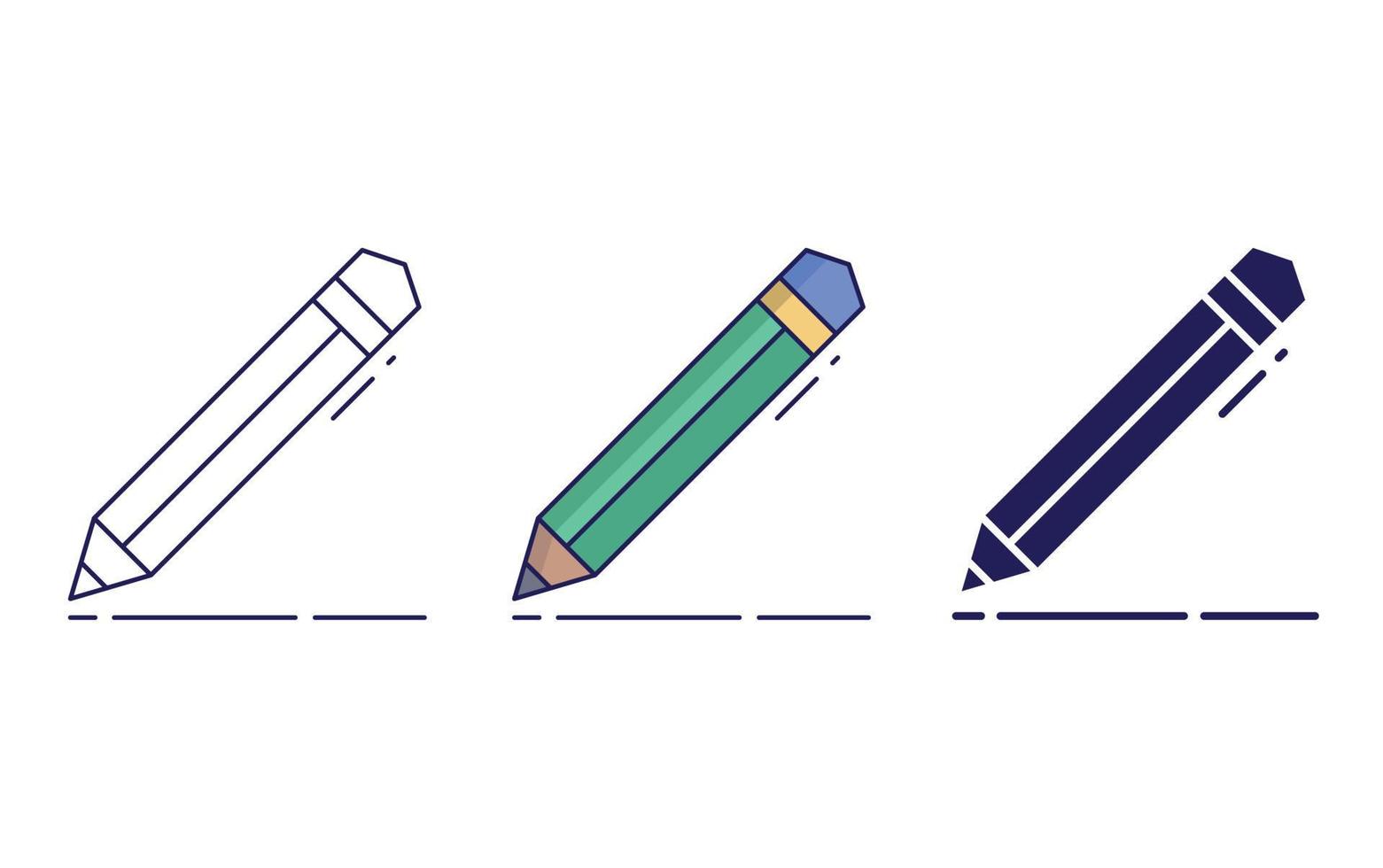Pencil vector illustration