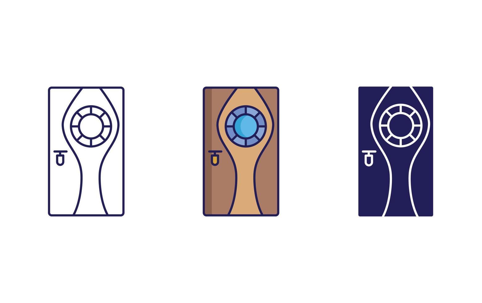 Door vector icon