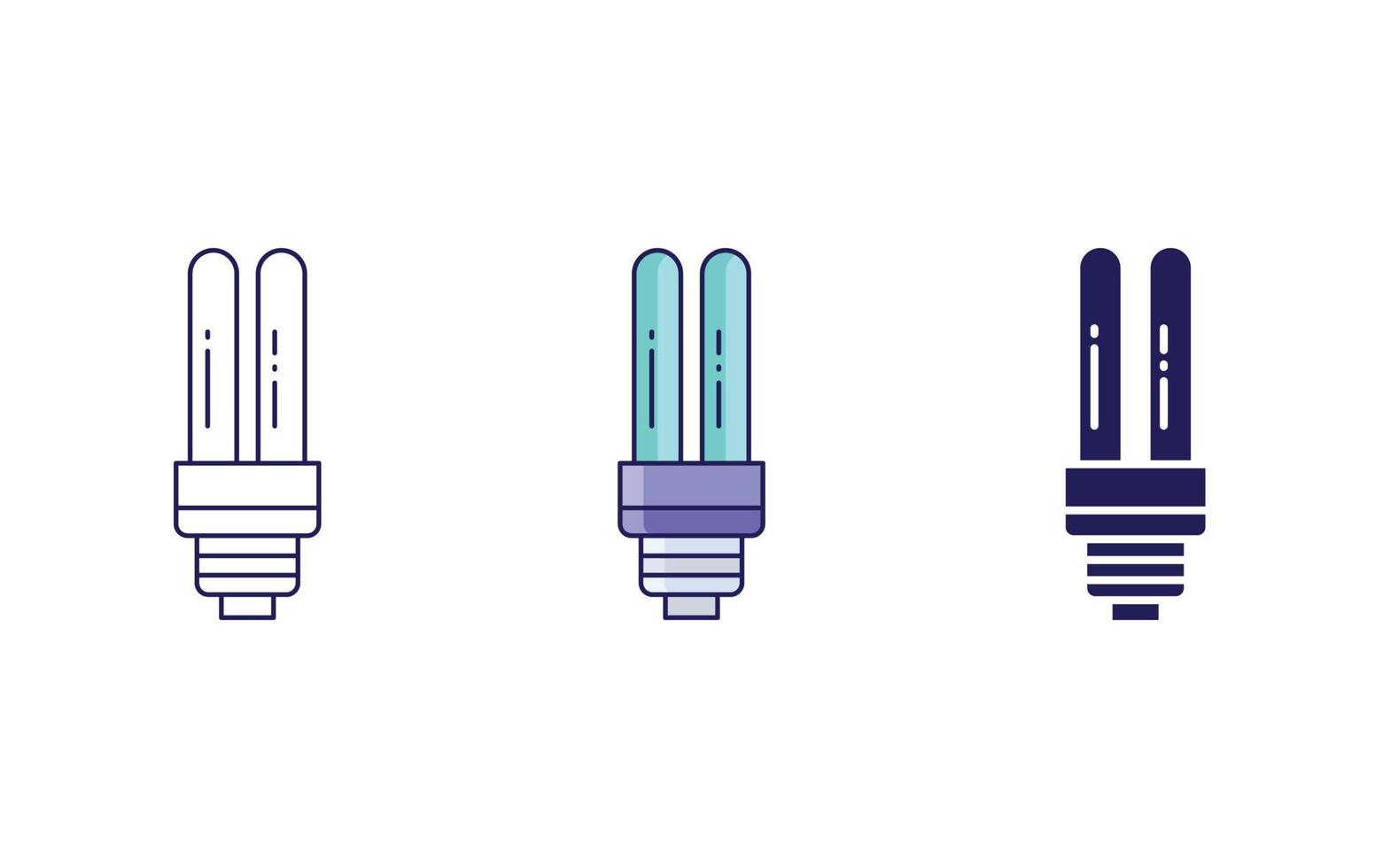 Light lamp vector icon