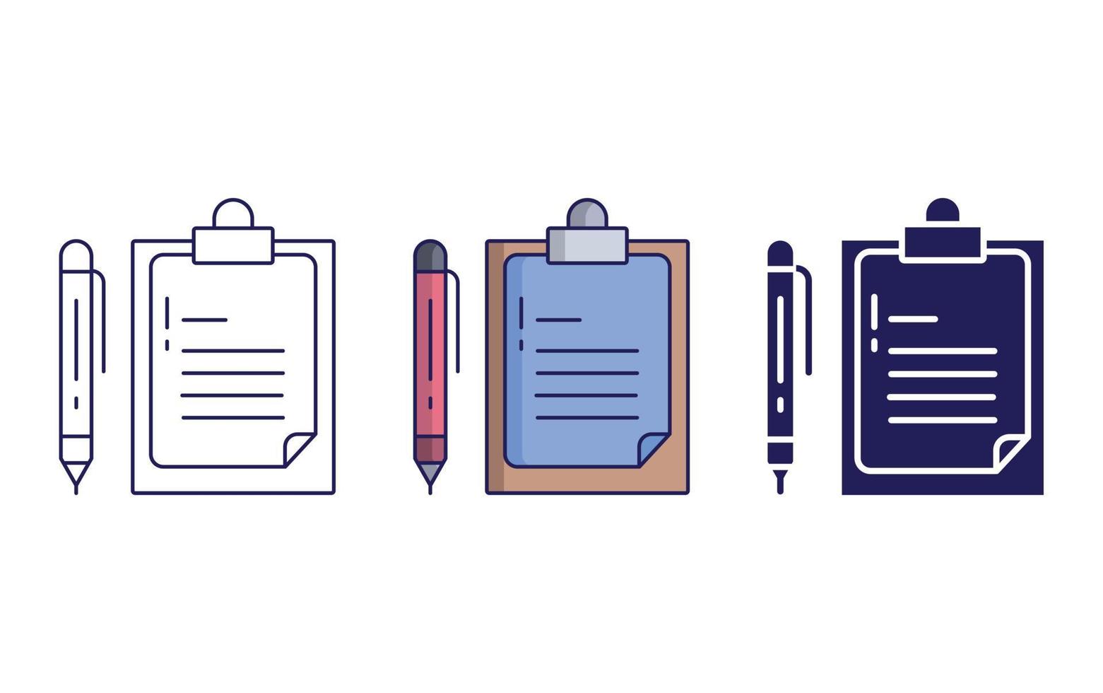 Notepad vector illustration