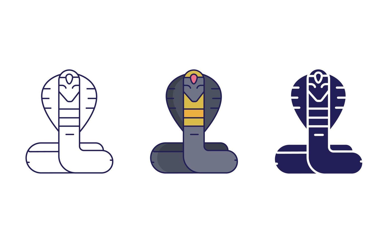 Cobra vector icon