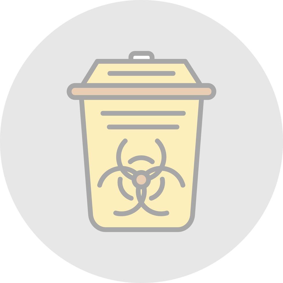Toxic Waste Vector Icon Design