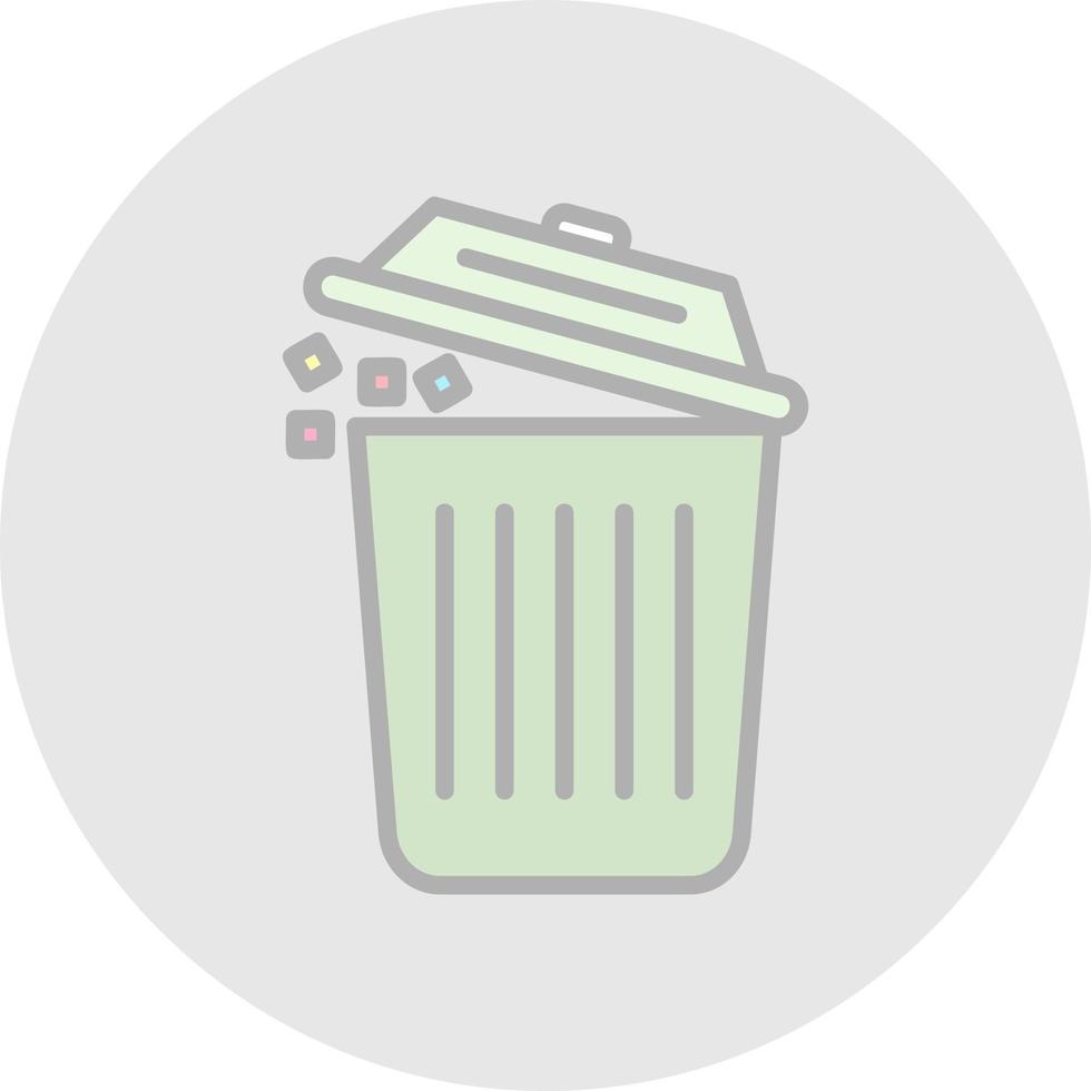 Trash Vector Icon Design