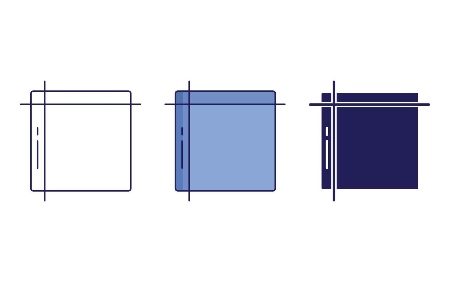 Grid tool vector icon