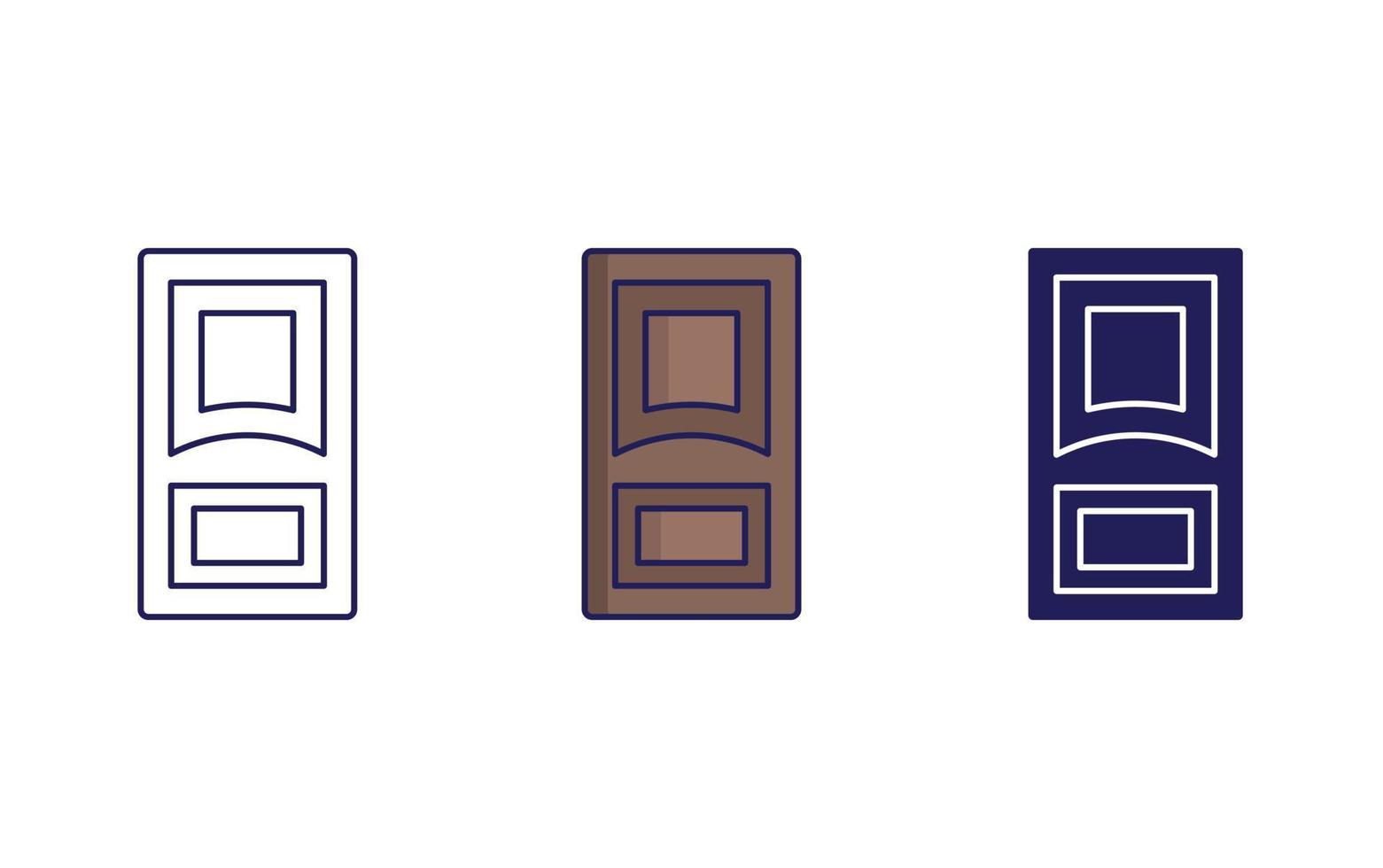 Door vector icon