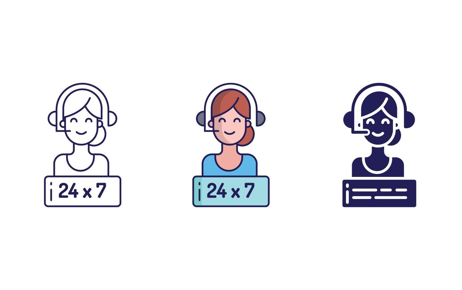 Customer Care vector icon