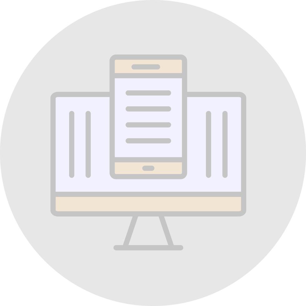 ECommerce Screen Vector Icon Design