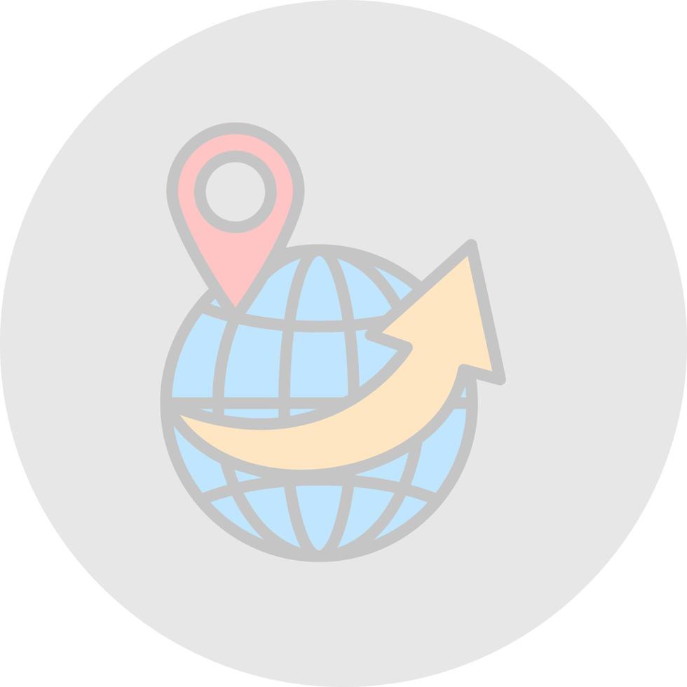 Worldwide Shipping Vector Icon Design