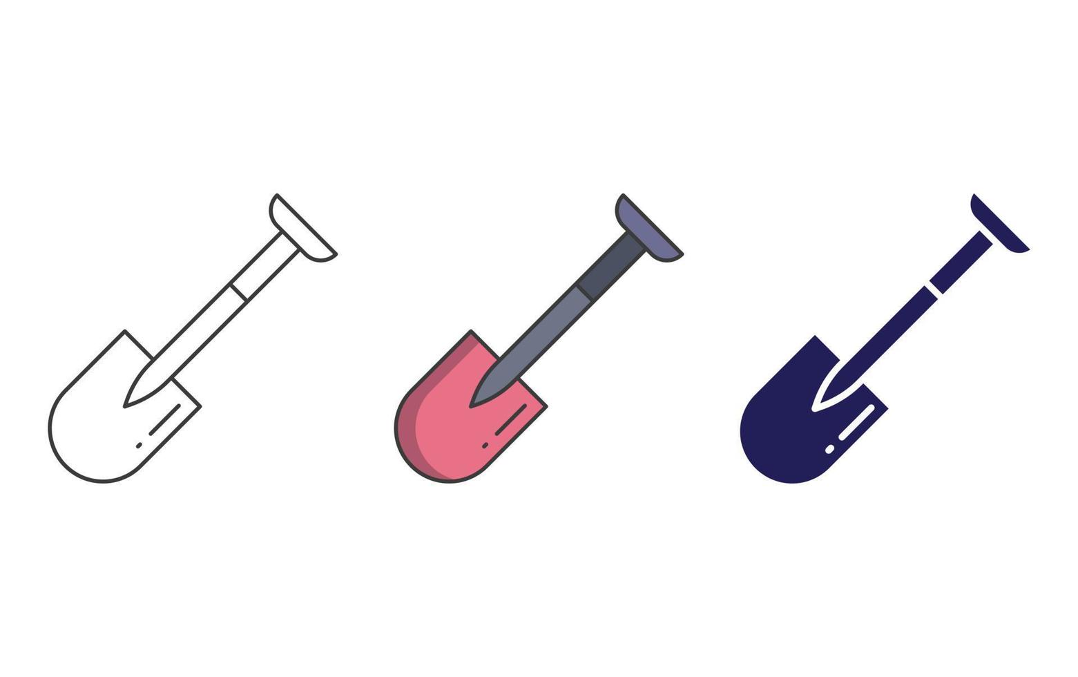 Shovel vector icon