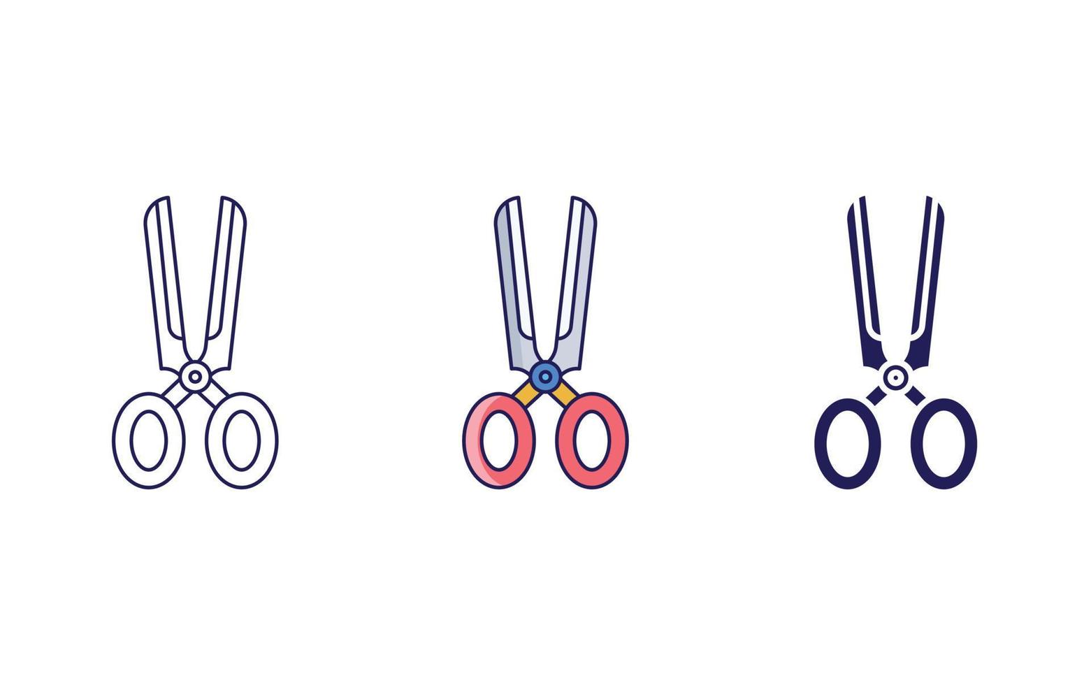 Scissors vector icon