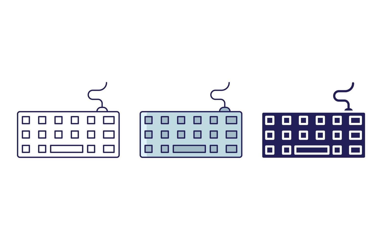 Keyboard vector icon