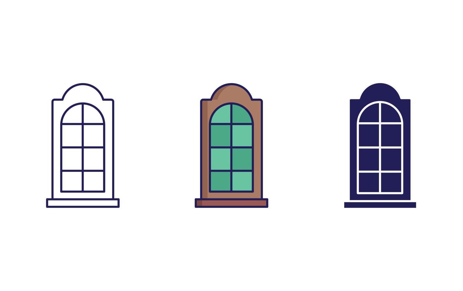 Door vector icon