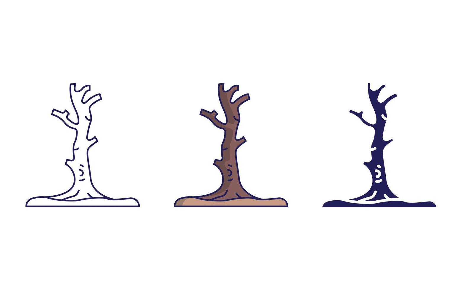 Dead Tree vector icon