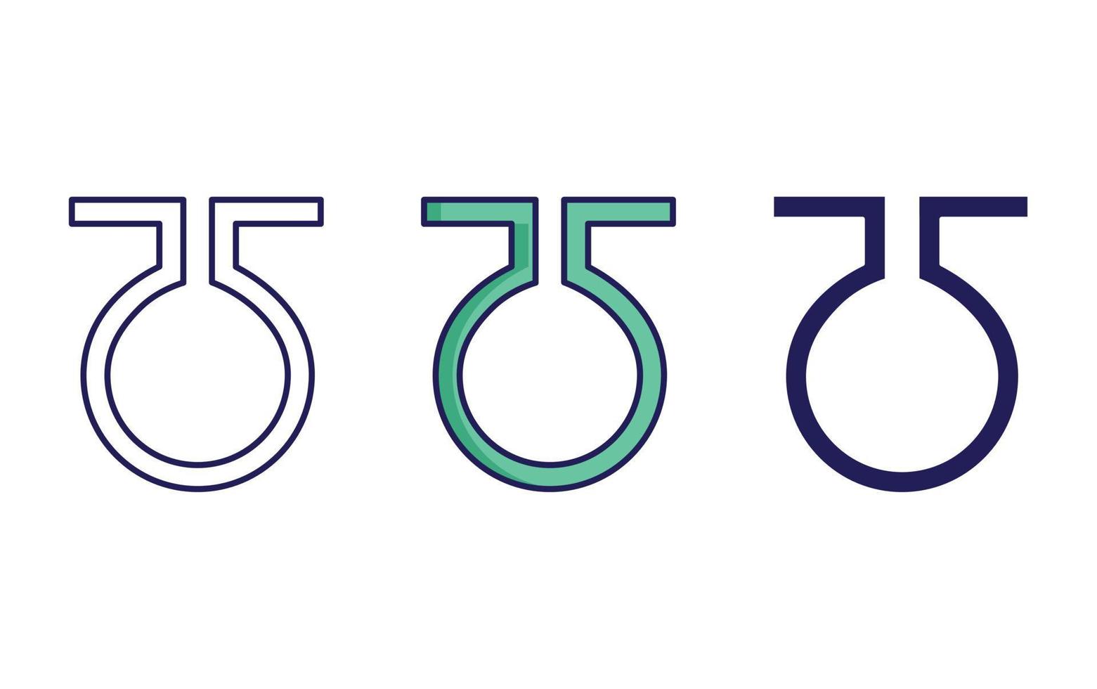 Alchemy Symbol  icon vector