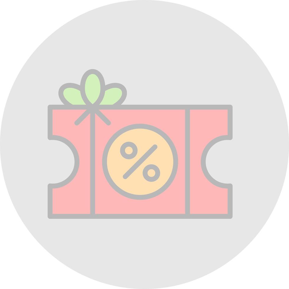 Voucher Vector Icon Design