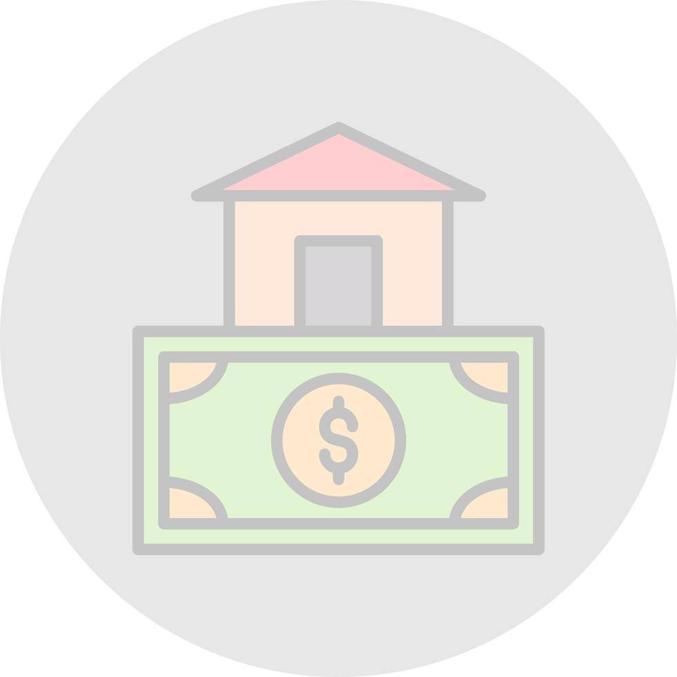 Fixed Asset Vector Icon Design