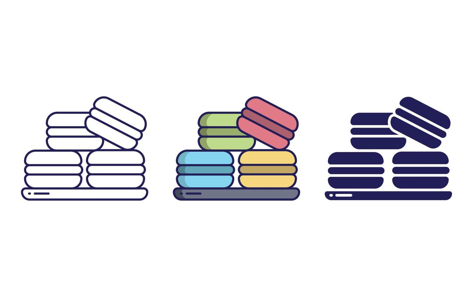 Macarons vector icon