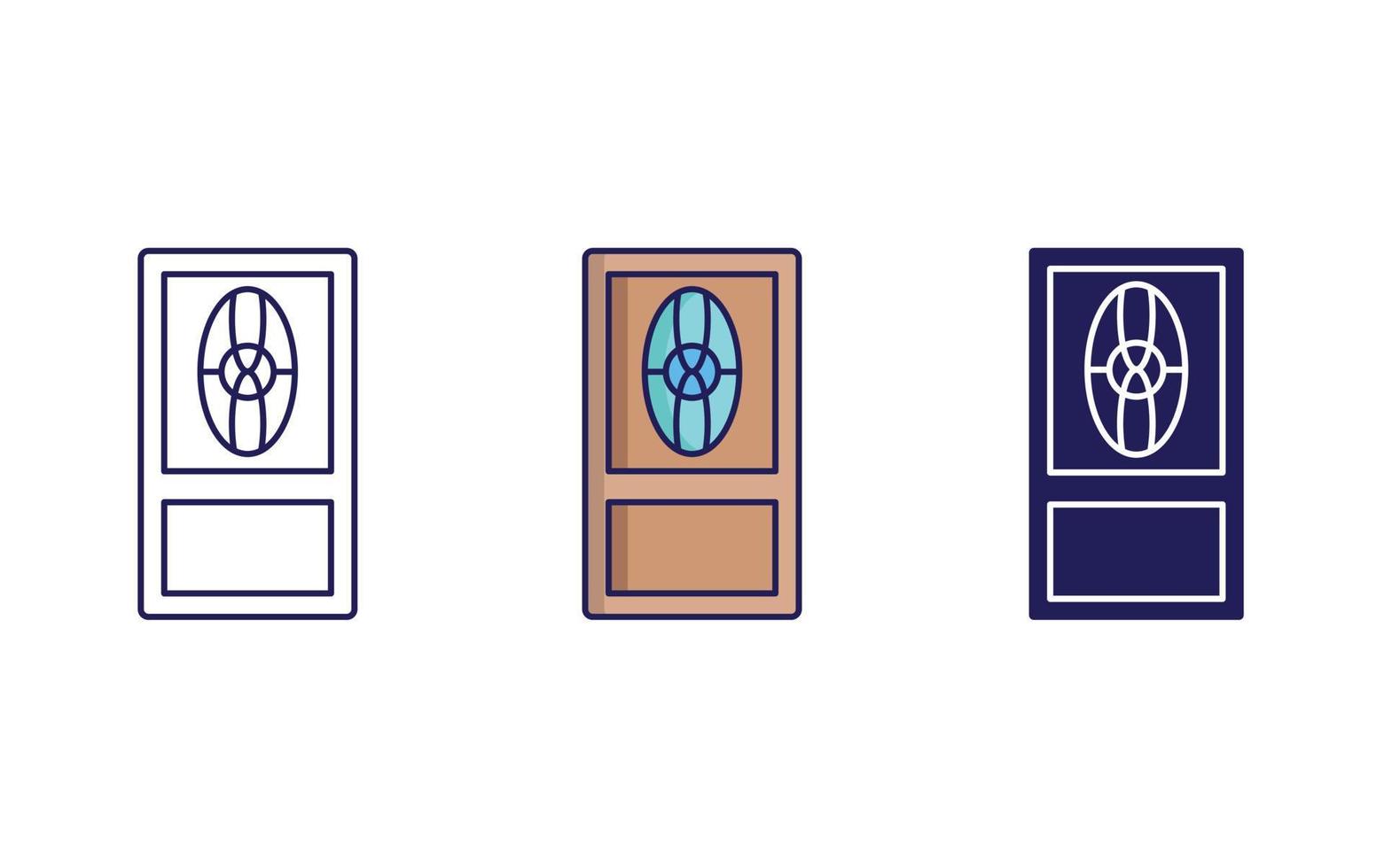 Door vector icon