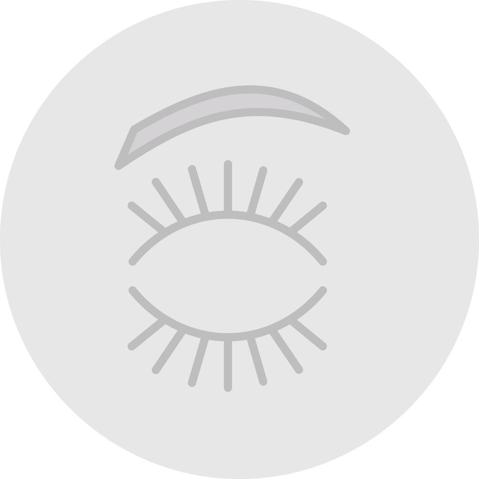 Eyelash Vector Icon Design