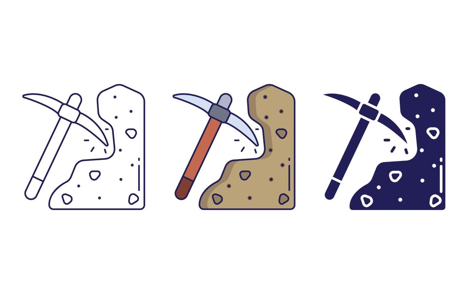 Mining vector icon