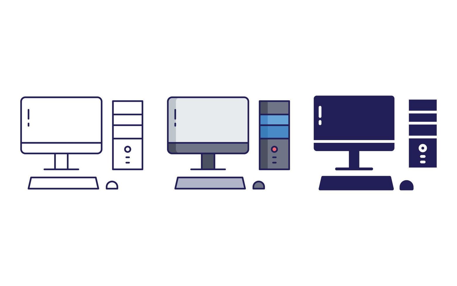 Computer vector icon