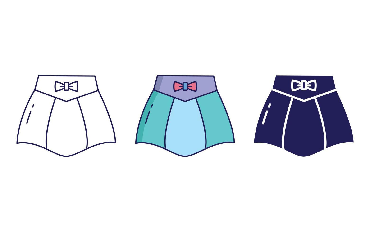 Skirt vector icon