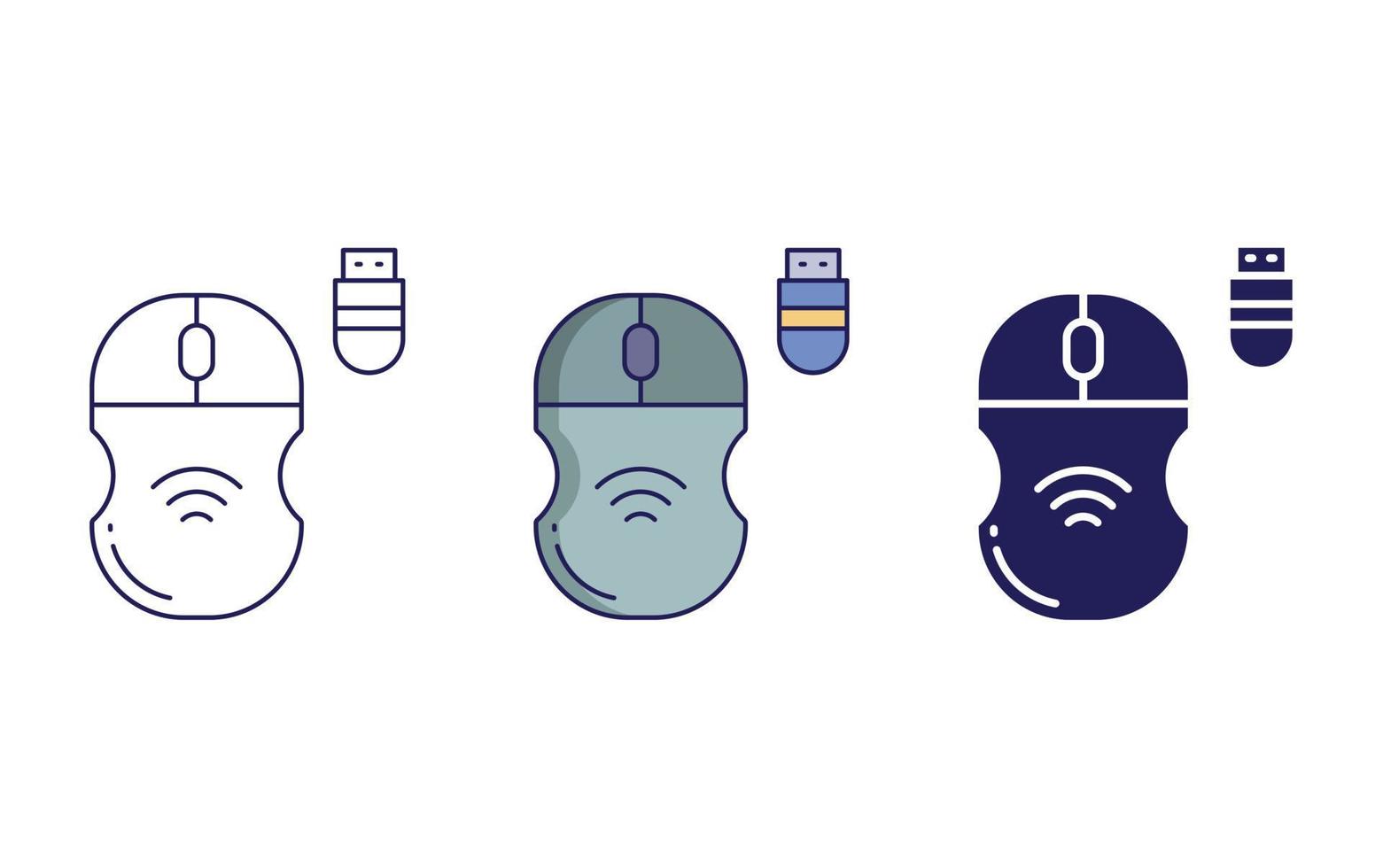 Wireless Mouse vector icon