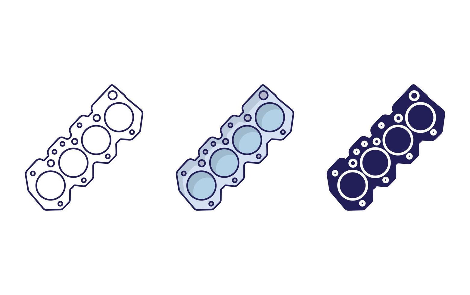 Gasket vector icon