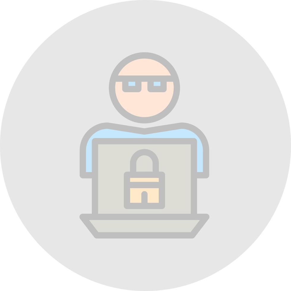 Cyber Attack Vector Icon Design