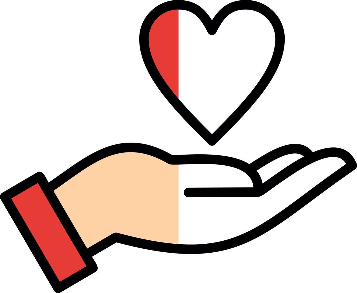 Organ Donation Vector Icon Design