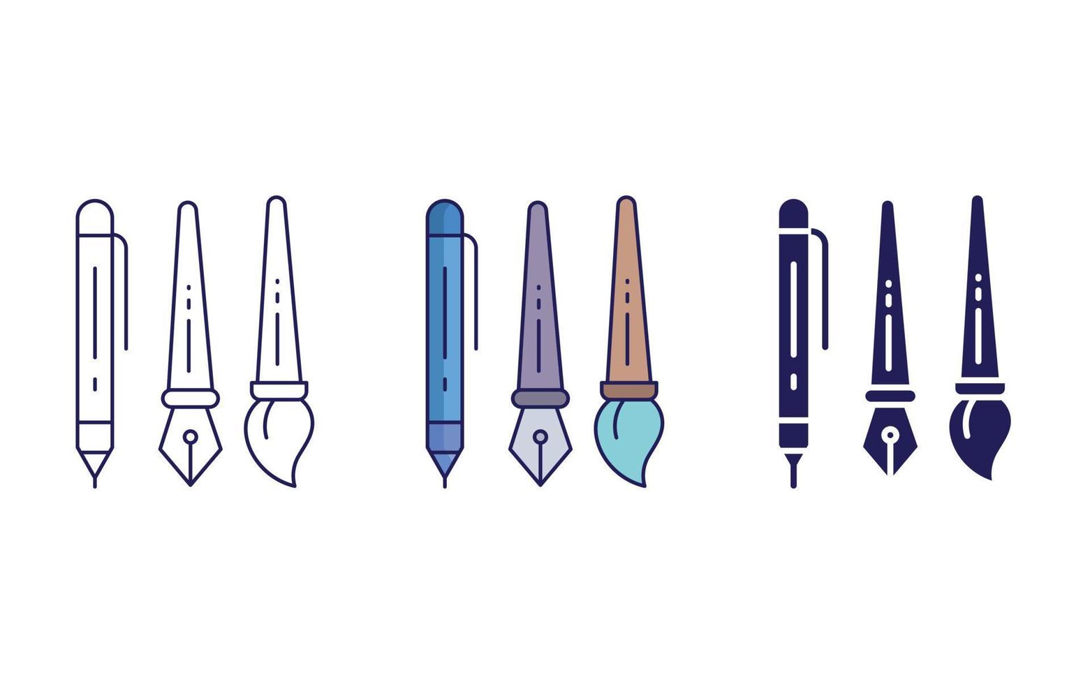 Paint Brush vector illustration