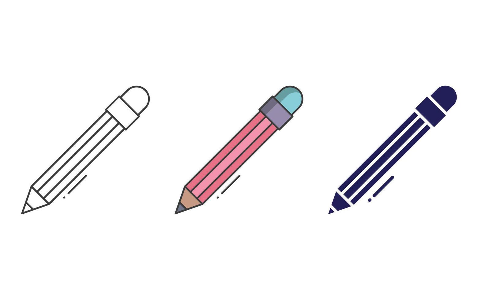 Pencil vector icon