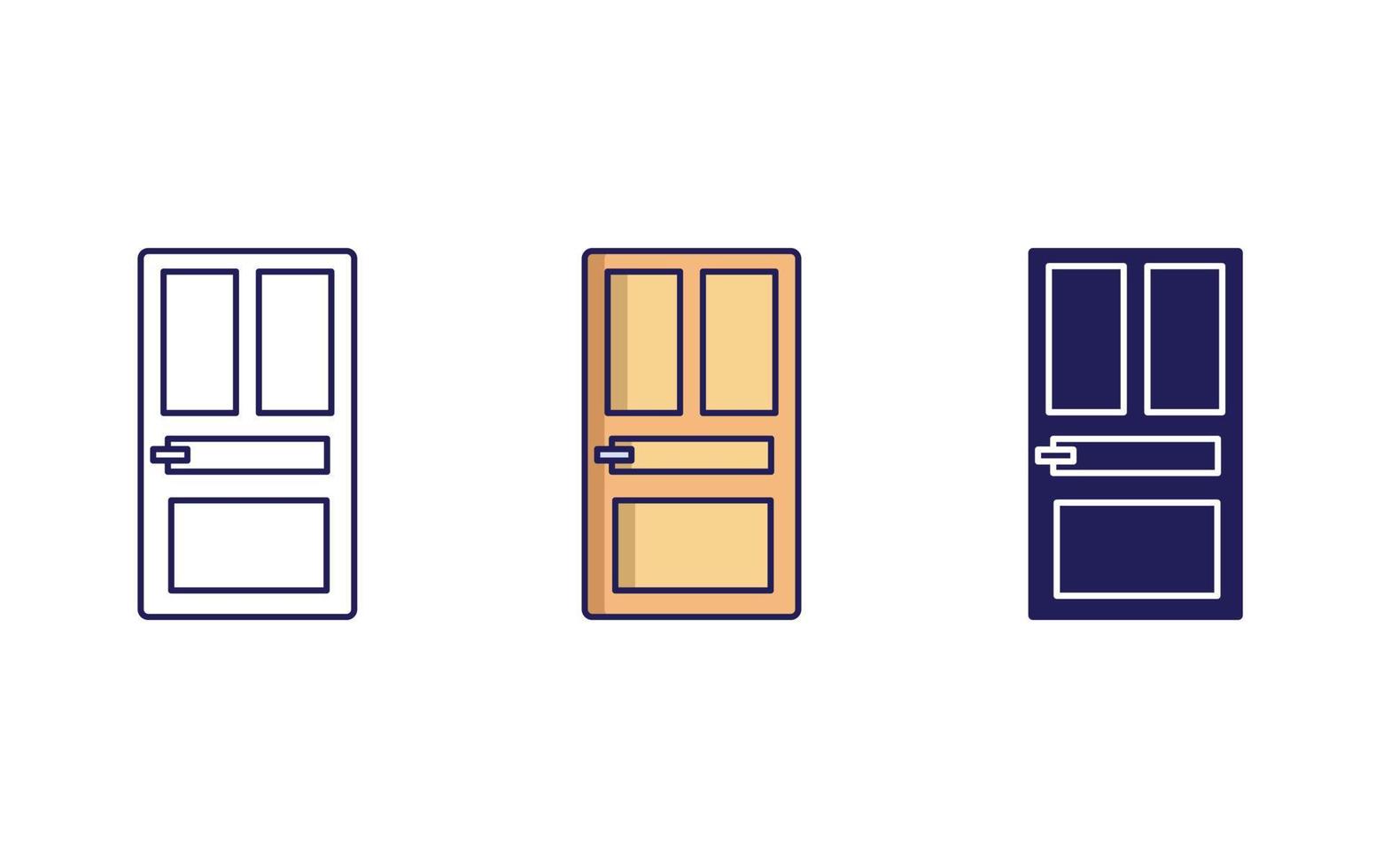 Door vector icon