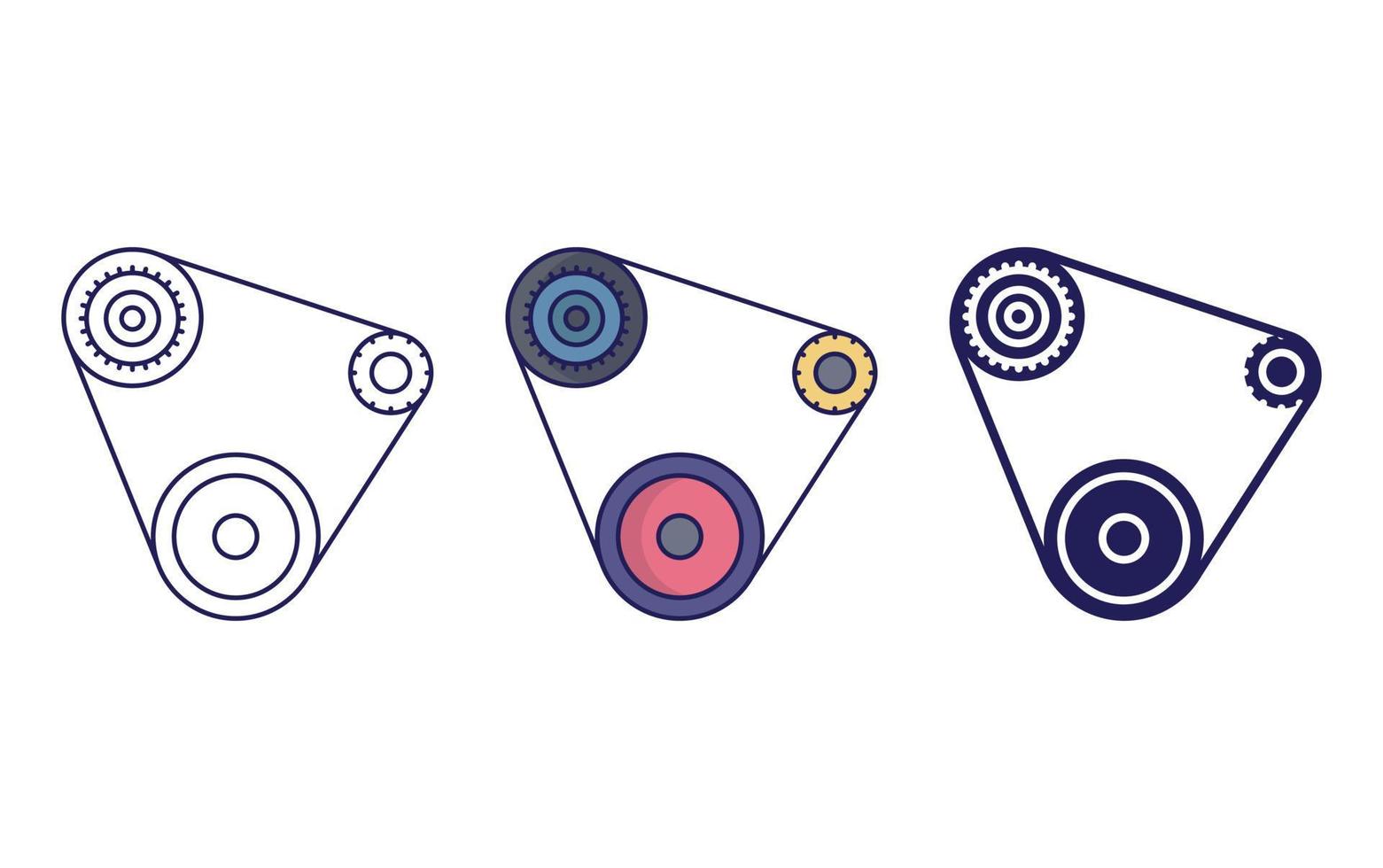 Timing Belt vector icon