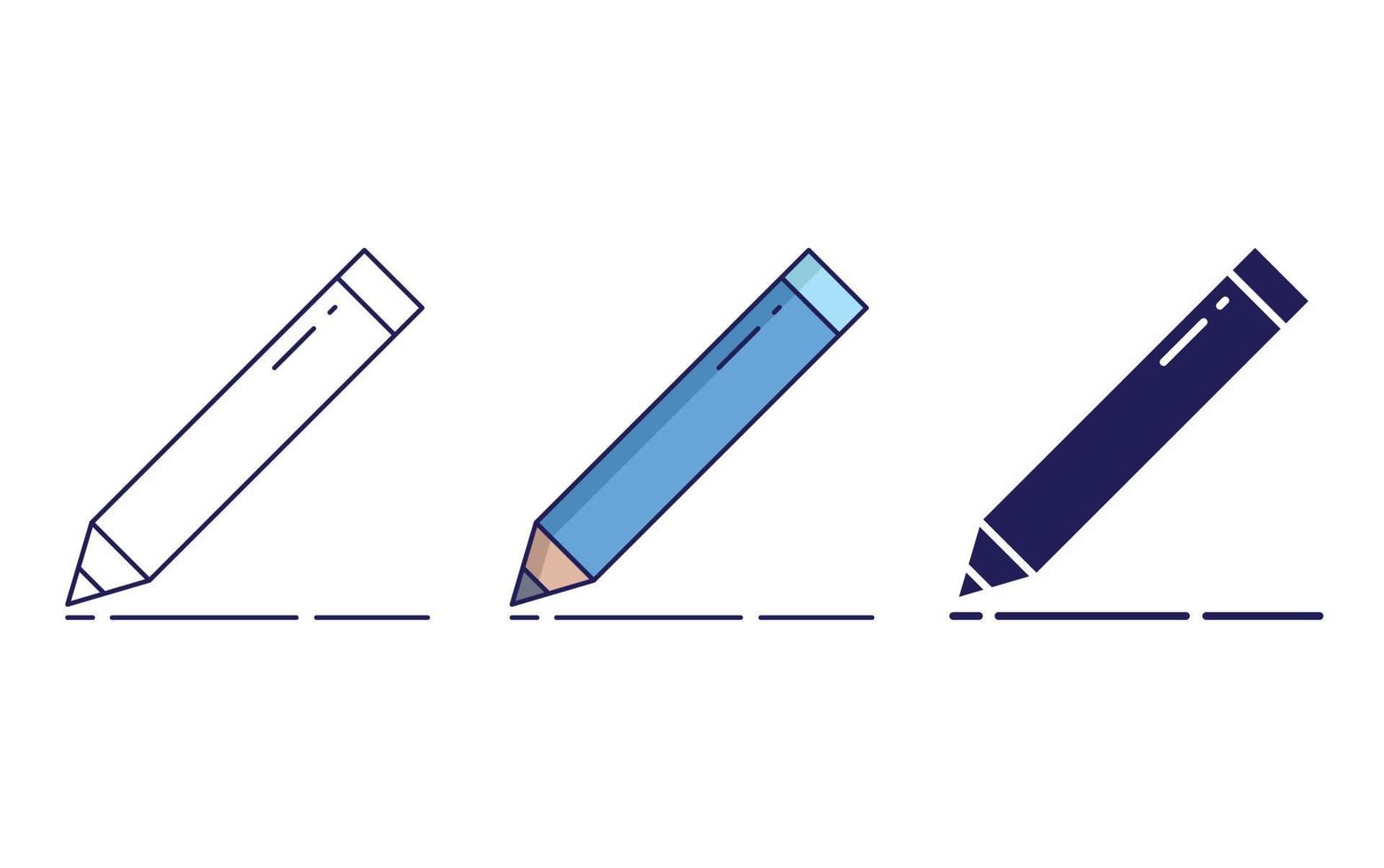 Pencil vector illustration