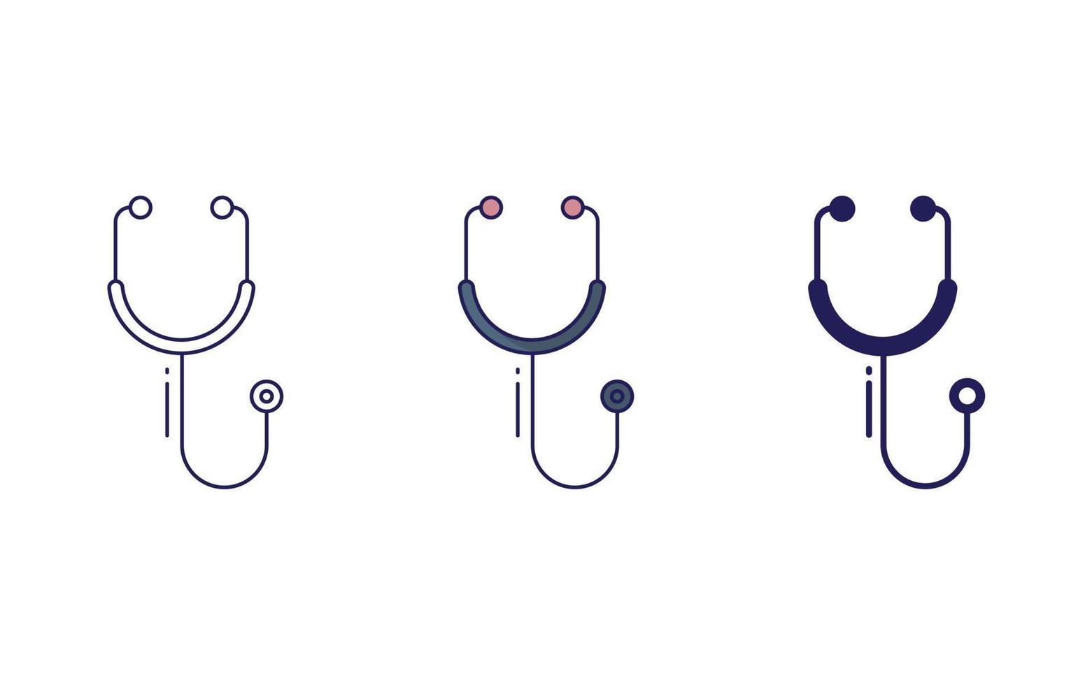 Stethoscope vector icon