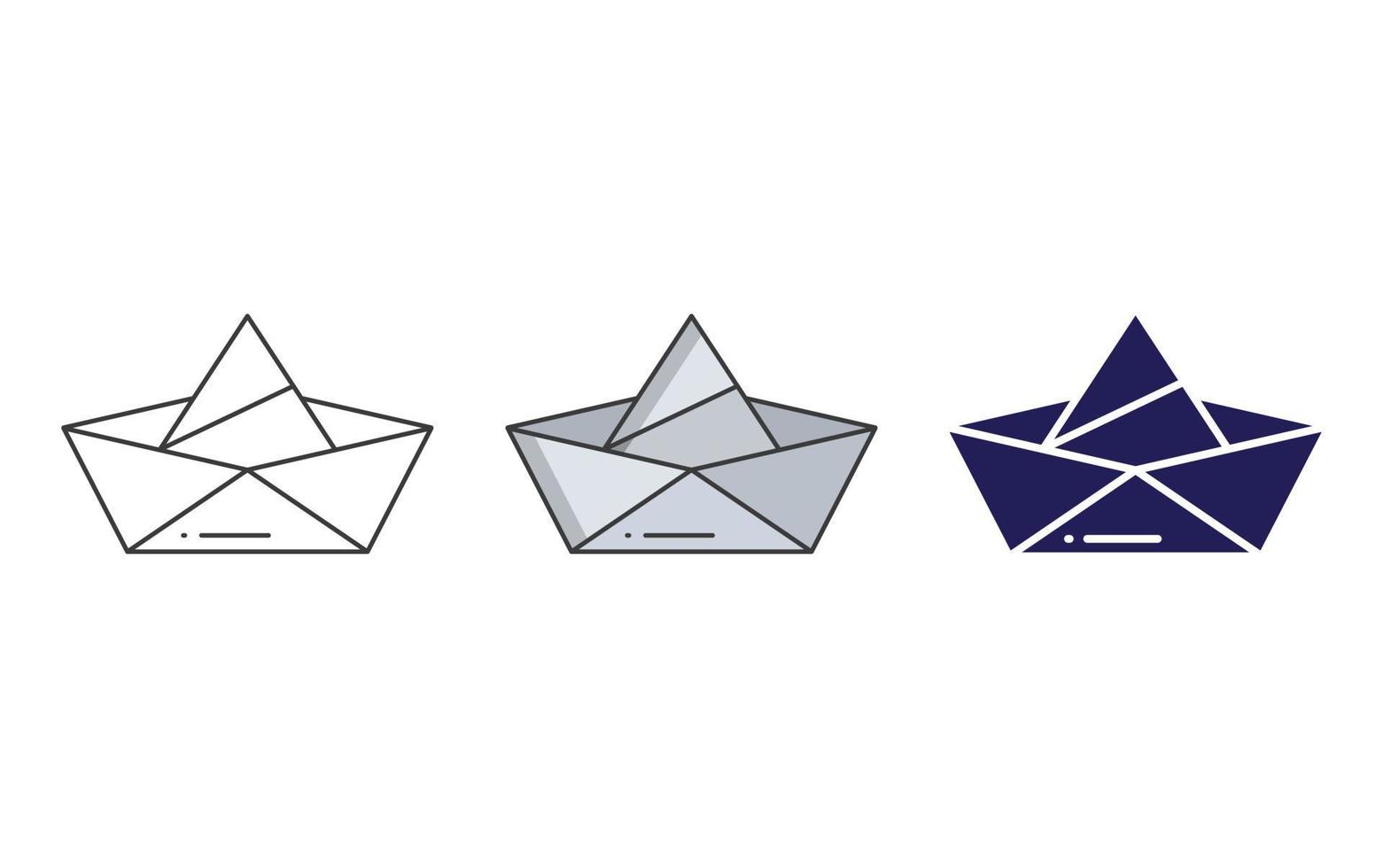 Paper Boat  vector icon