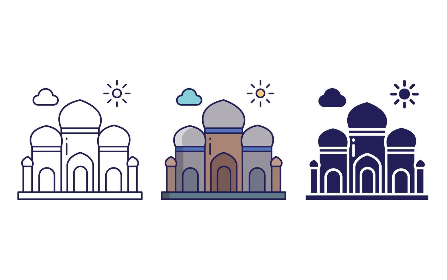 Mosque vector icon