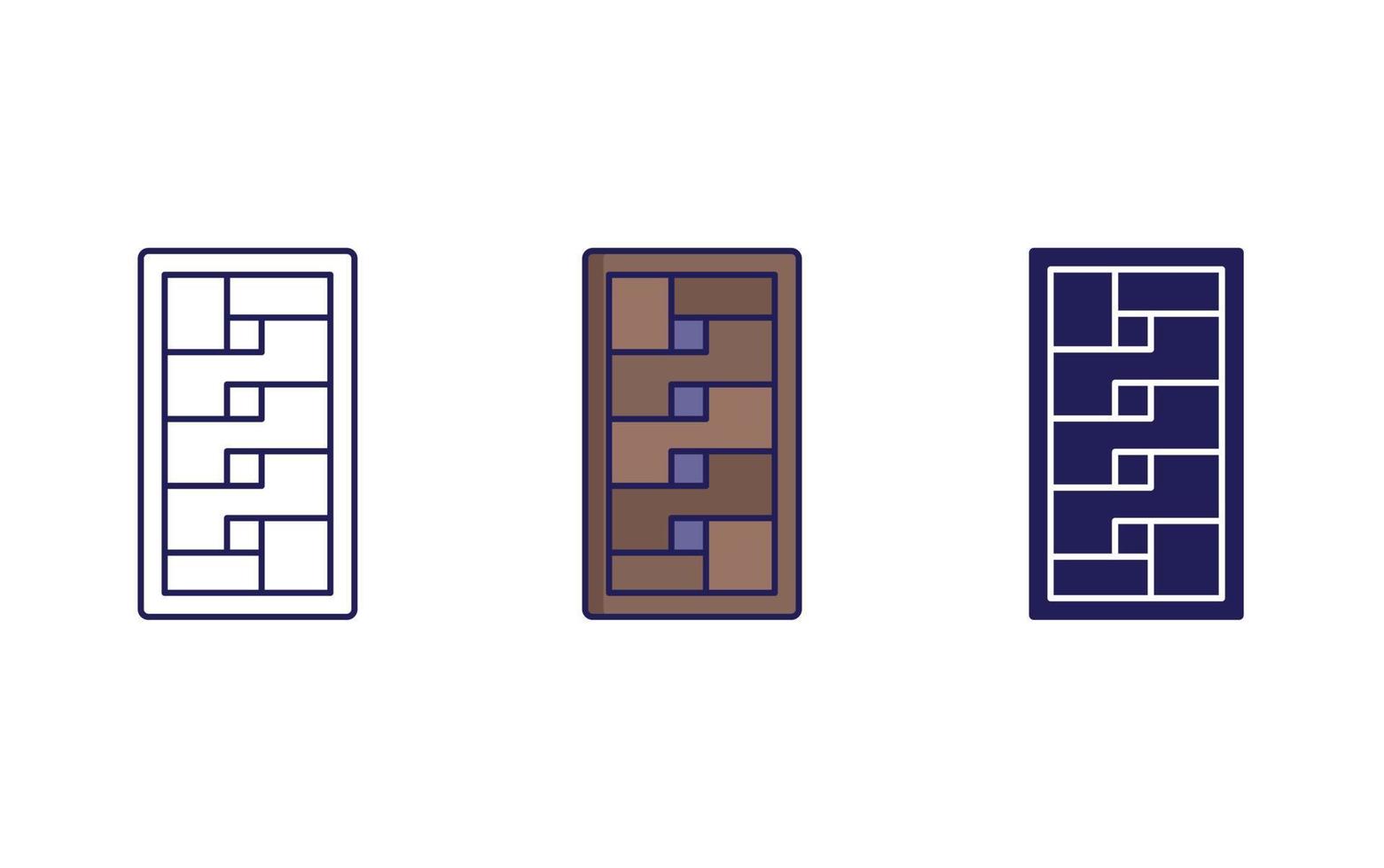 Door vector icon