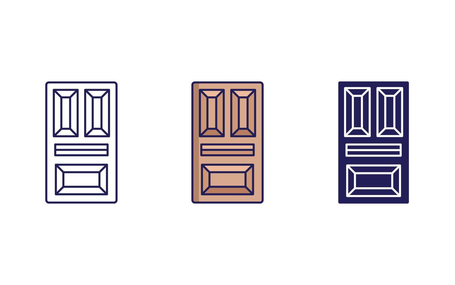 Door vector icon