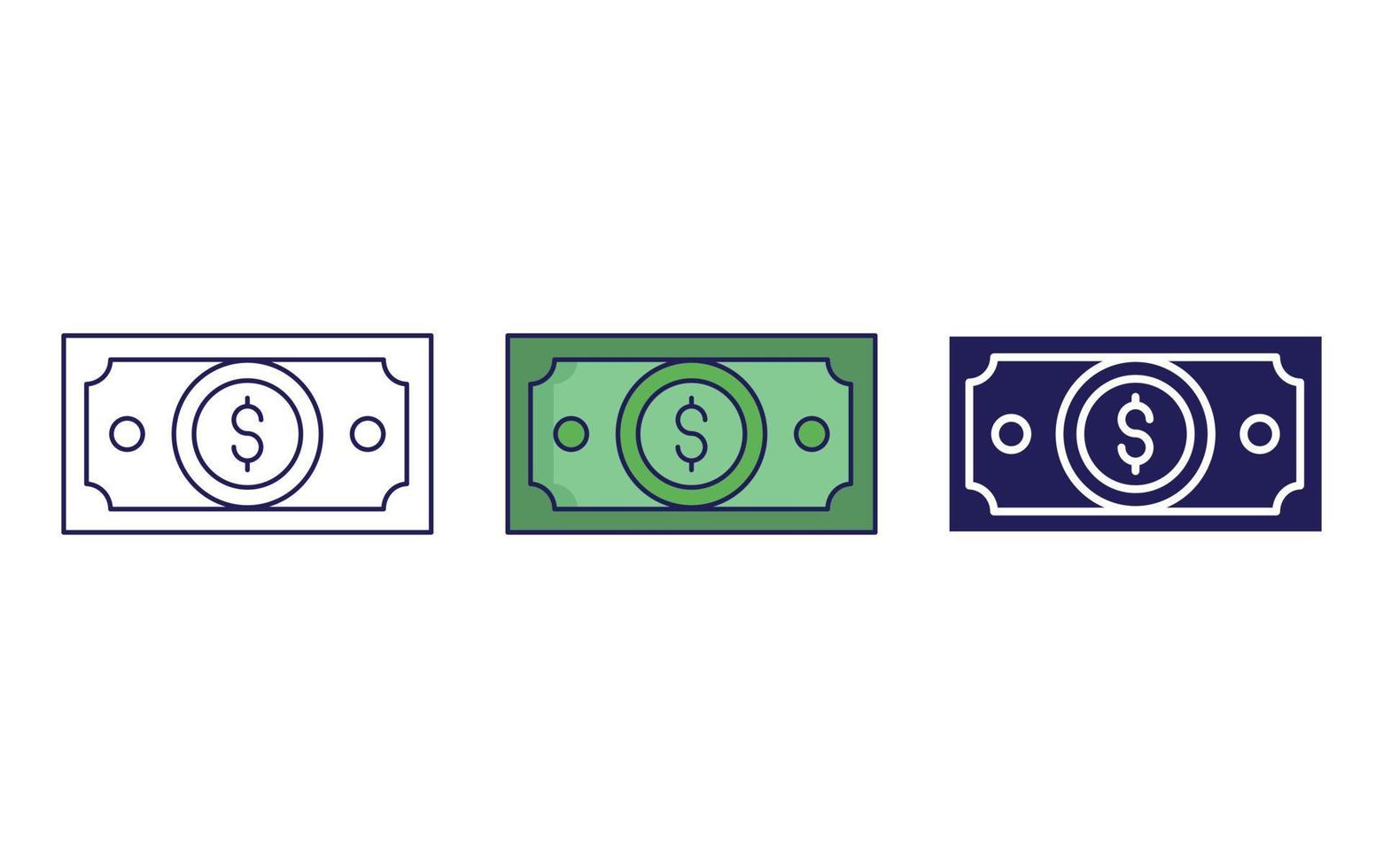 Dollar vector icon