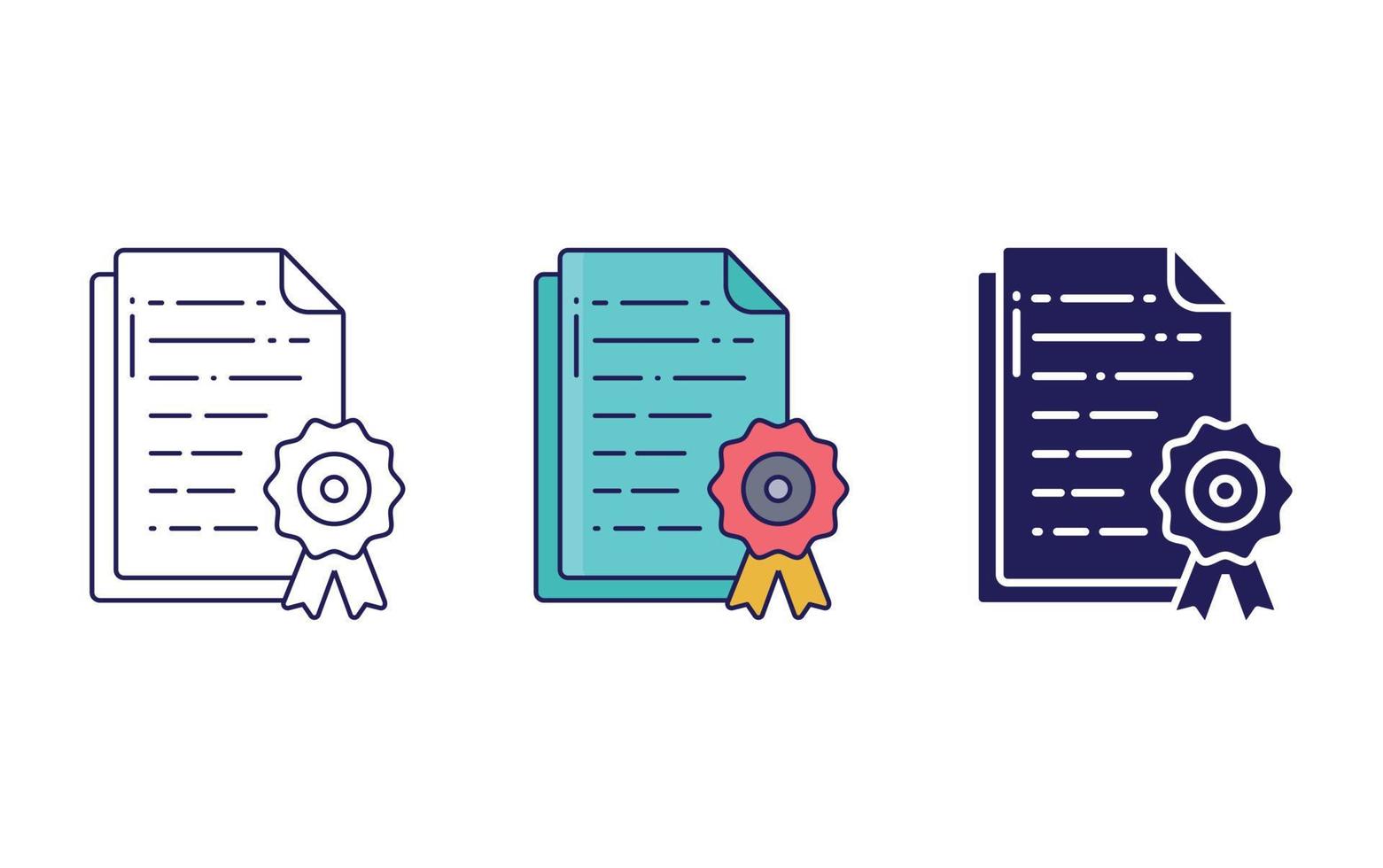 Premium document vector icon