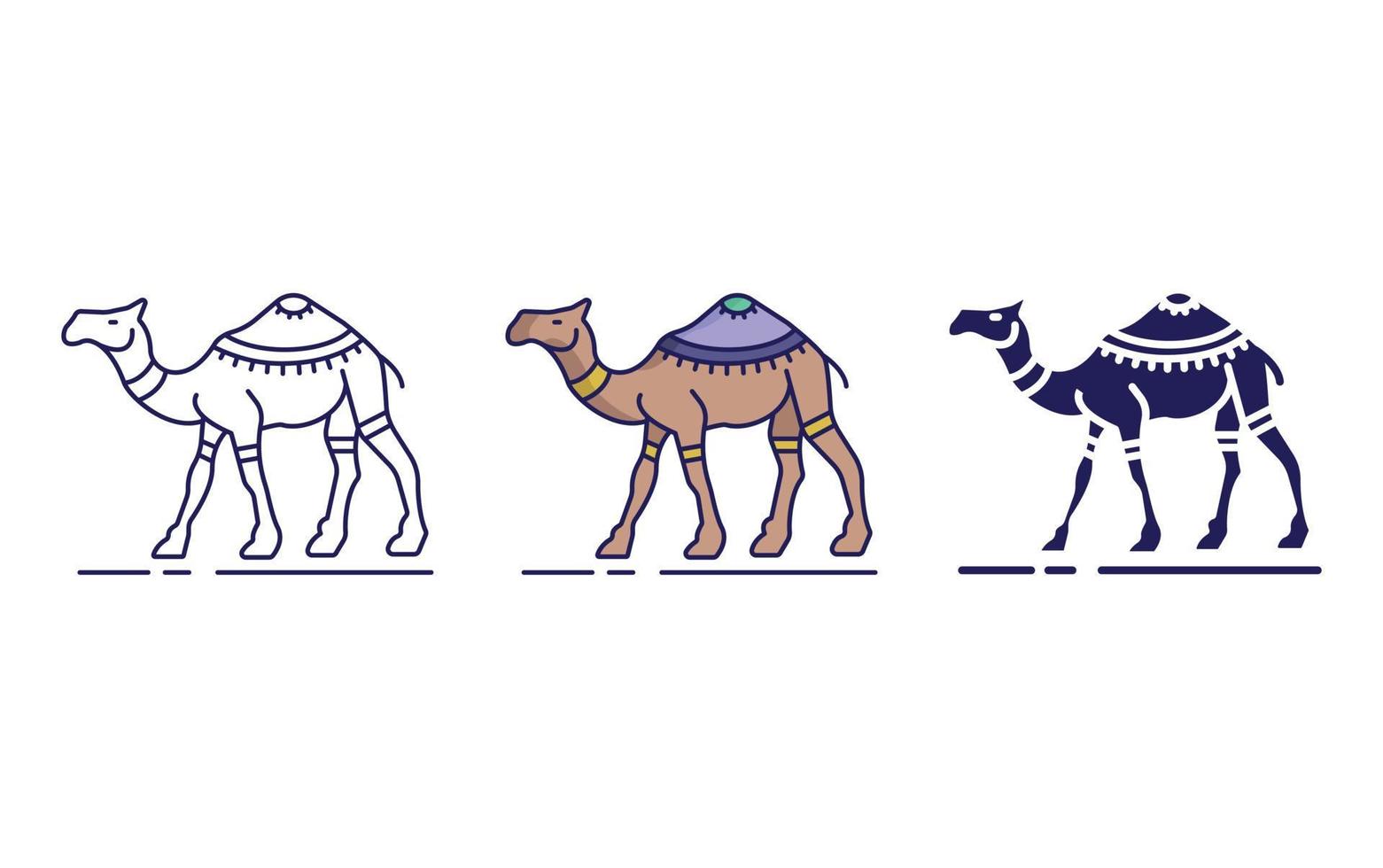 Dromedary vector icon