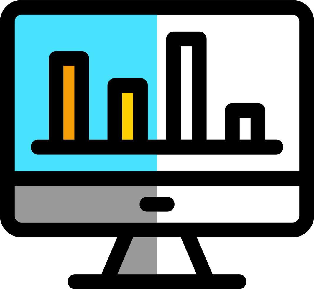 Web Analytics Vector Icon Design