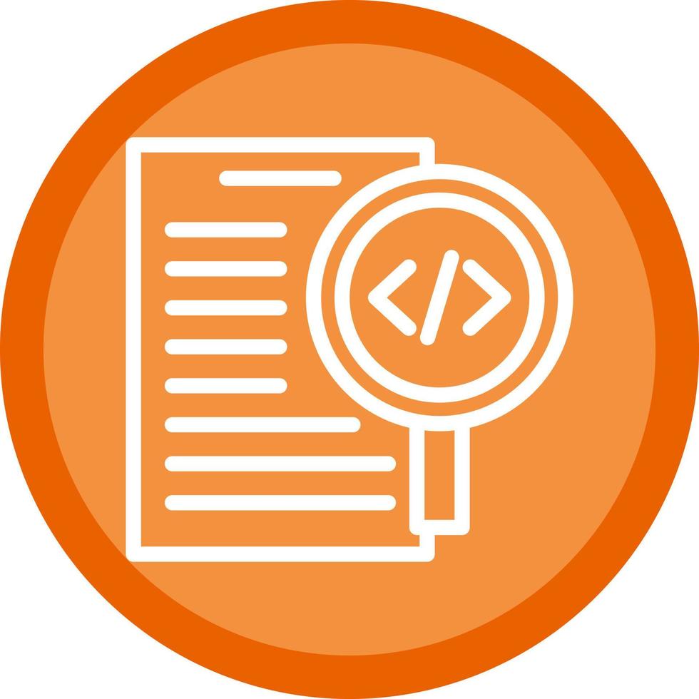Code Review Vector Icon Design