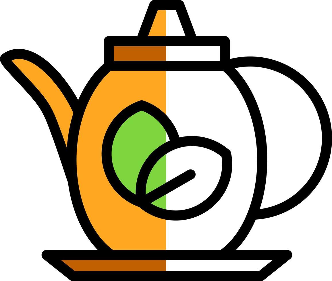 Teapot Vector Icon Design