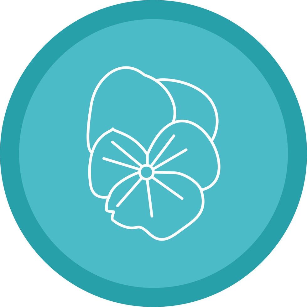 Pansy Vector Icon Design