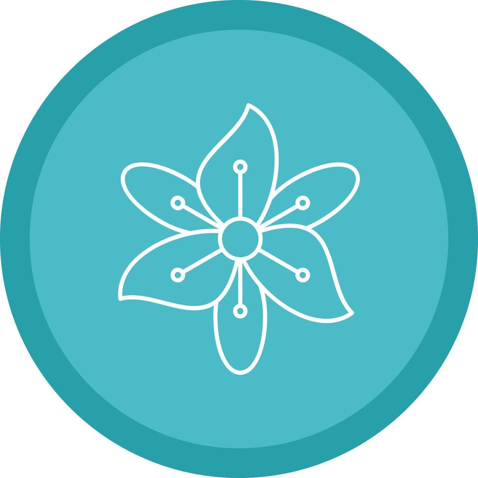 Freesia Vector Icon Design