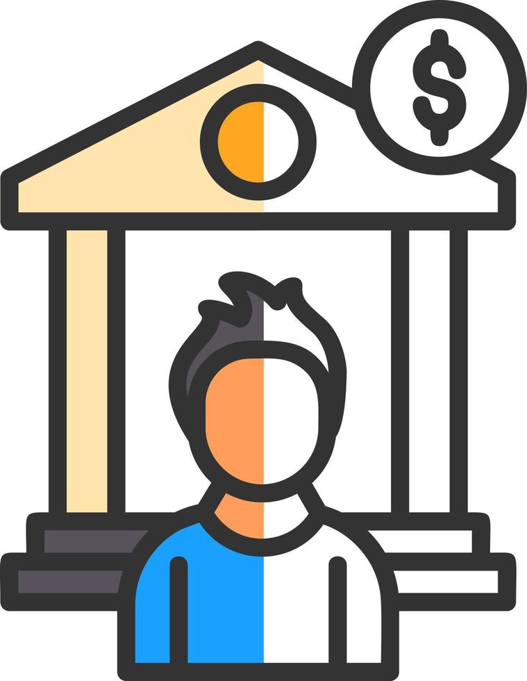 Personal Banking Vector Icon Design