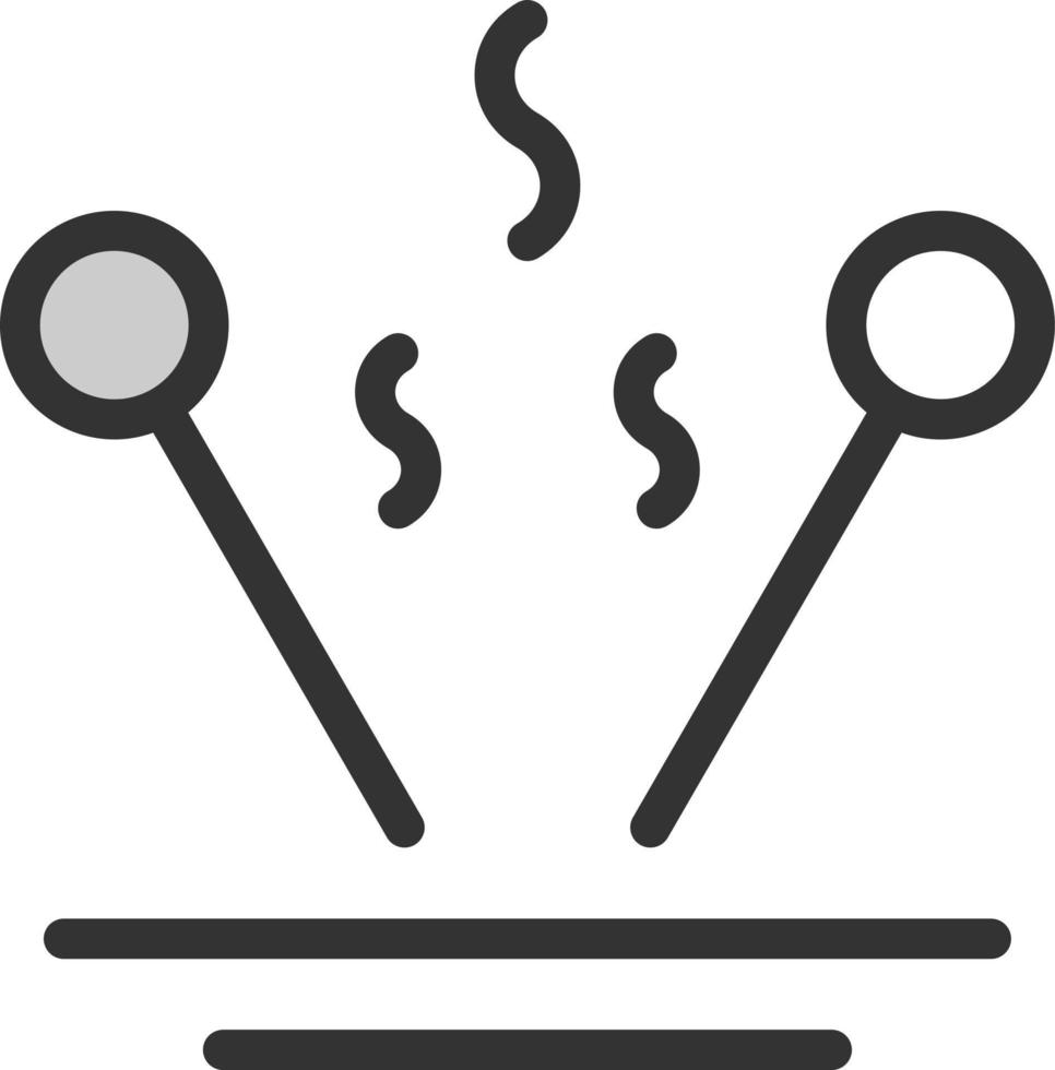 Incense Sticks Vector Icon Design